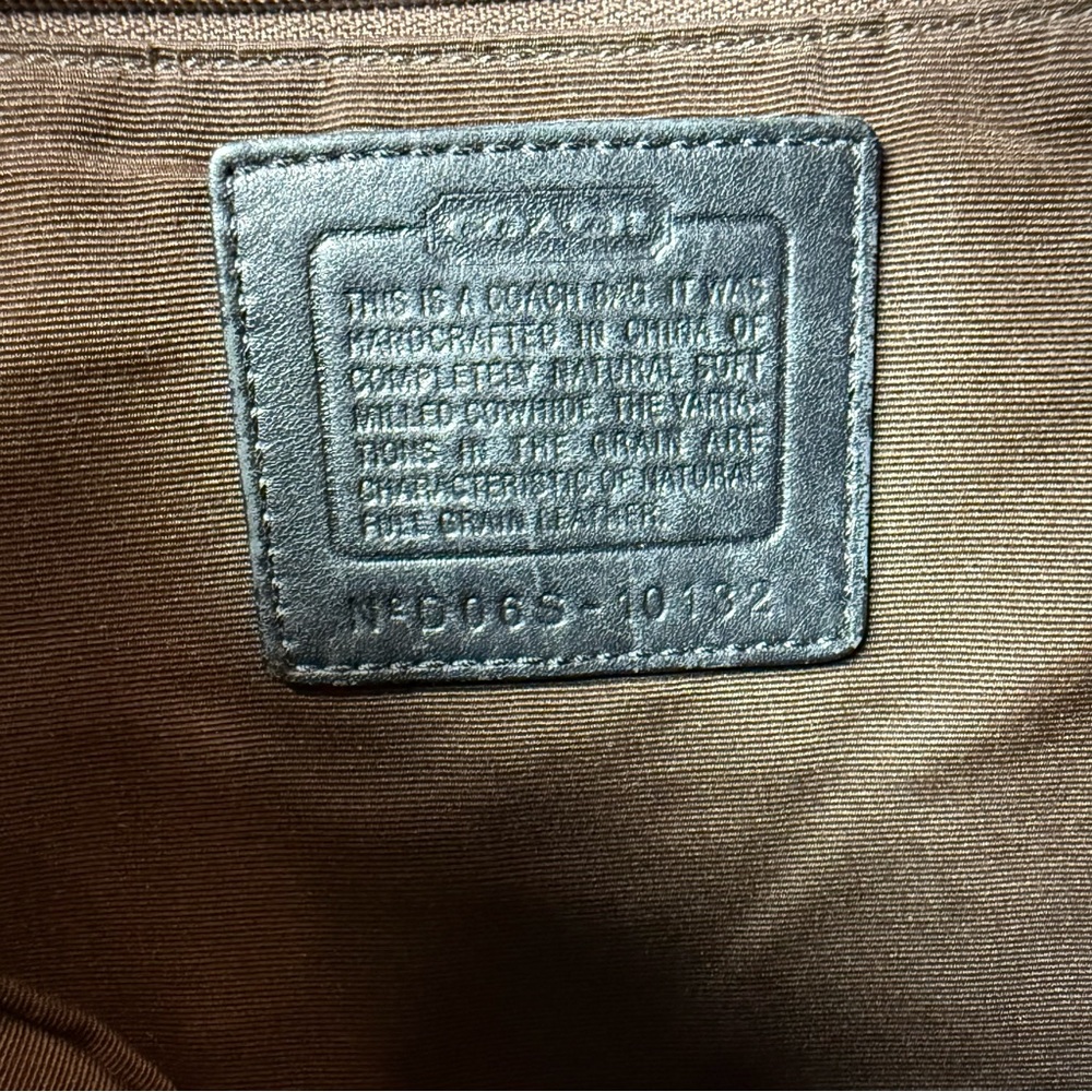 Coach Black Pebbled Leather Chelsea Turn Lock Hobo Y2K Vintage Shoulder Bag - Picture 12 of 13